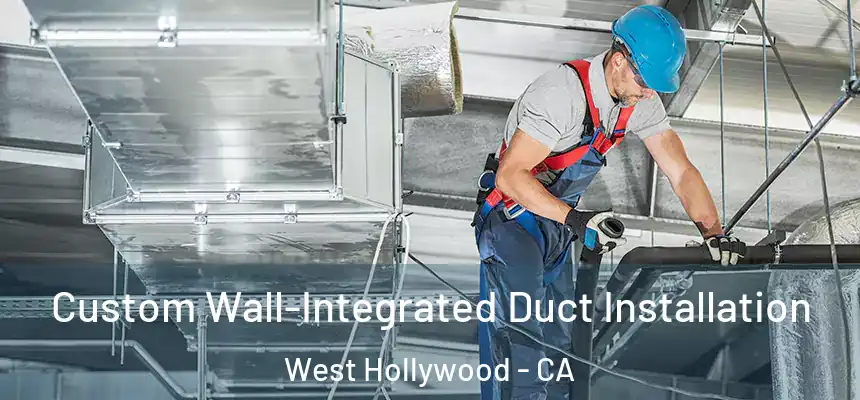  Custom Wall-Integrated Duct Installation West Hollywood - CA
